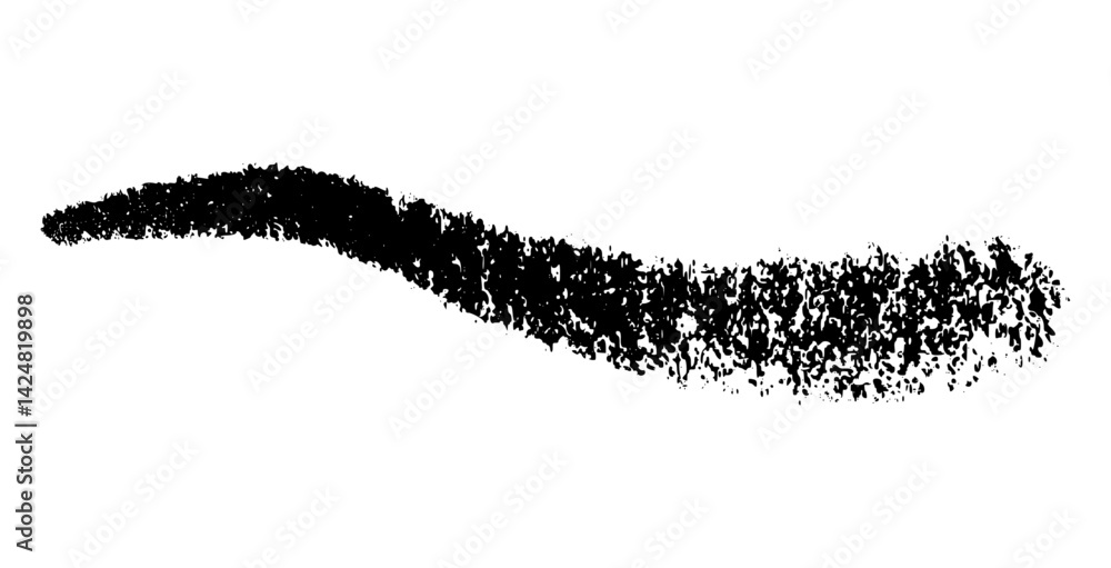 Aufkleber abstract wavy thin line. squiggle elements banner. pattern with scribble, wiggle and undulate. vecto