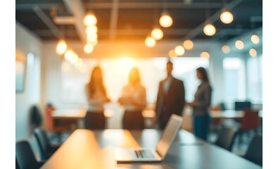 Business Team working in office Discussing about progress with Marketing strategies 