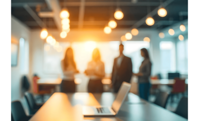 Business Team working in office Discussing about progress with Marketing strategies 