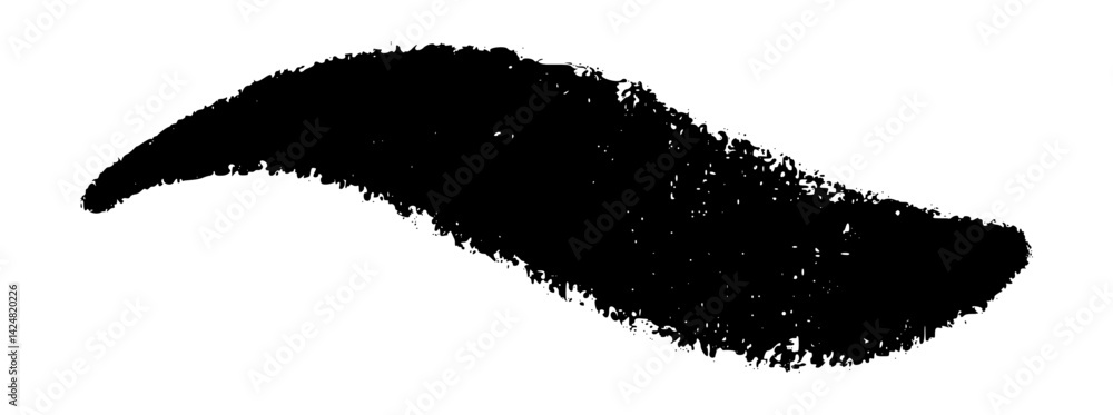 Aufkleber abstract wavy thin line. squiggle elements banner. pattern with scribble, wiggle and undulate. vecto