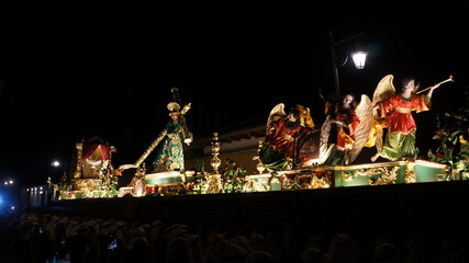 Palm Sunday Procession, Jesus Nazareno de la Merced. Lent and Holy Week in Antigua, Guatemala
