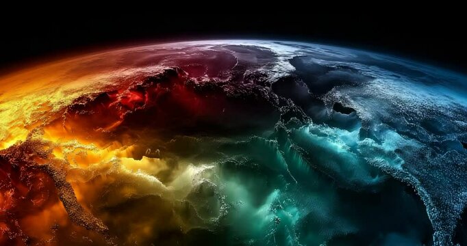 Ocean Temps in Heat Colors
