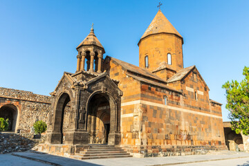 Fototapeta premium Western Asia. Eurasia. South Caucasus. Republic of Armenia. Ararat Province. Lusarat. Surb Astvatzatzin Church at the Khor Virap Monastery.