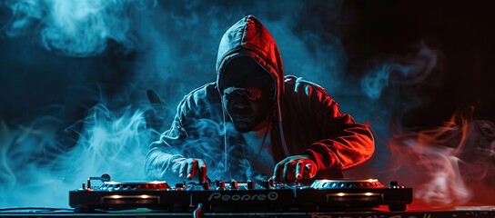DJ Mixing in a Smoky Atmosphere