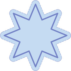 Vector set of pastel color abstract shapes with dashed lines, designed for children’s cutting practice. Perfect for printable worksheets, preschool activities, and DIY crafts.