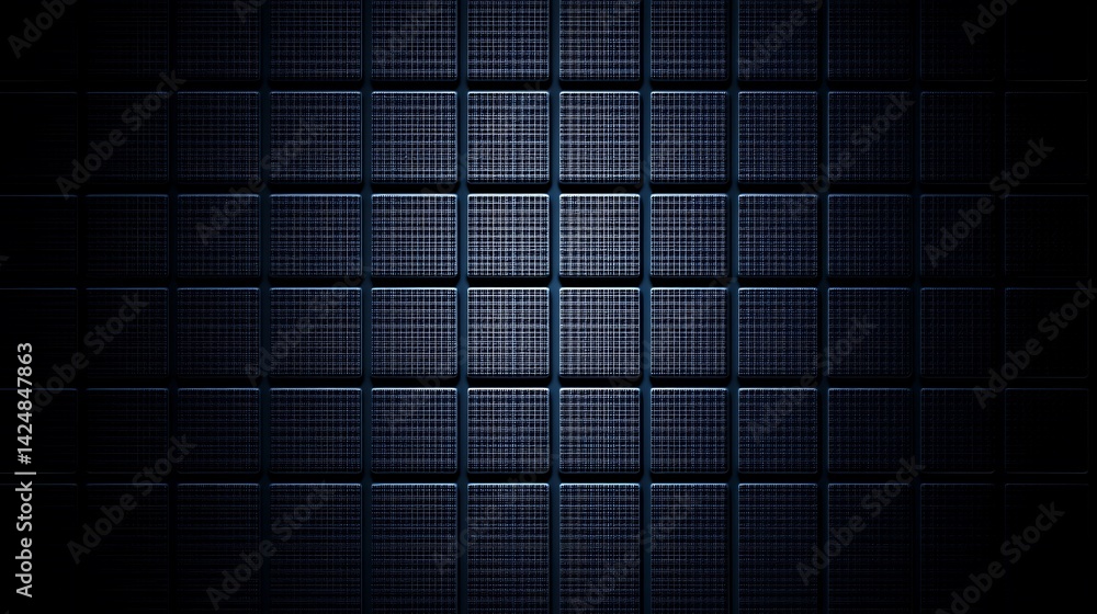 Poster dark grid texture background.