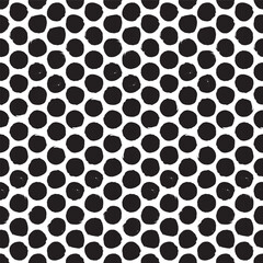 Seamless rough dot pattern. Eroded, distressed vector dot pattern background