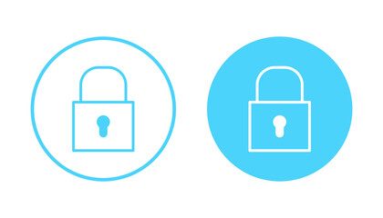 Lock icon vector. Padlock sign and symbol. Encryption icon. Security symbol