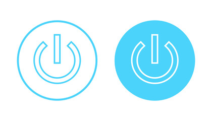 Power icon vector. Power Switch sign and symbol. Electric power