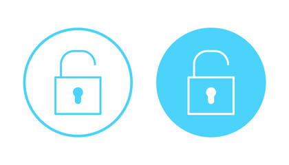 Unlock icon vector. Unlock sign and symbol. unlocked padlock icon