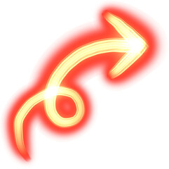Obraz premium neon arrow