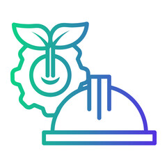 environmental Line Gradient Icon