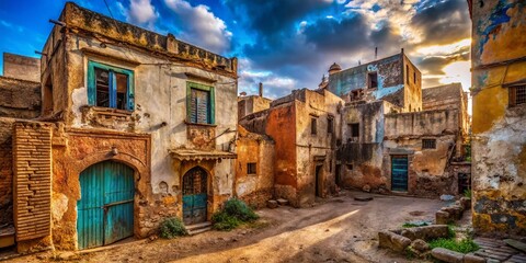 Obraz premium Exploring Rabat's Hidden Gems: Urban Exploration Photography in Morocco