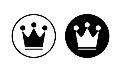 Crown icon vector illustration. crown sign and symbol