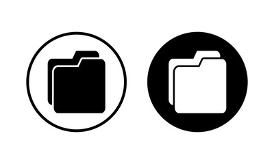 Folder icon vector illustration. folder sign and symbol