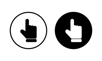Hand cursor icon vector illustration. cursor sign and symbol. hand cursor icon clik