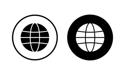 Web icon vector illustration. go to web sign and symbol. web click icon. Global search icon