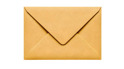 Isolated Brown Envelope Illustration on Transparent Background