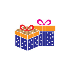 gift box vector illustration simple design 