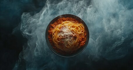 Smoky Spaghetti Bolognese Dish.
