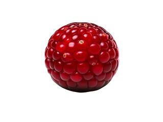 Isolated Berry Photo with Red Color and Transparent Background