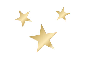 Obraz premium 金色に輝く星のベクター素材 