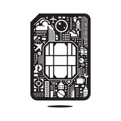 vector illustration of an abstract background