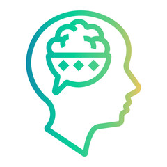 idea Line Gradient Icon