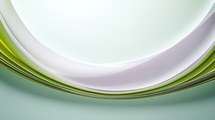 Abstract flowing forms soft pastel background