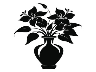 A glass vase holds a pink lily, a beautiful floral gift showcasing spring's bloom