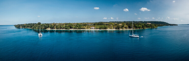 Exploring the tranquil waters and lush landscapes of Aore island in Vanuatu's South Pacific paradise