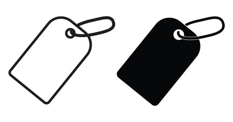 Price tag - vector icon.