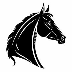 horse head silhouette