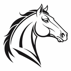 horse head silhouette