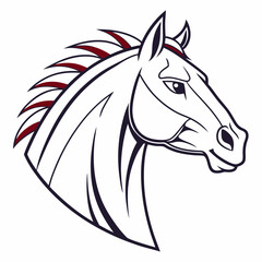 horse head silhouette
