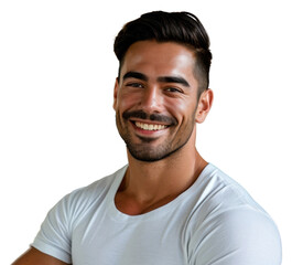 Obraz premium PNG Portrait sports smile adult.