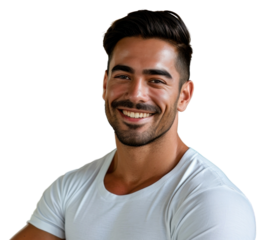PNG Portrait sports smile adult.