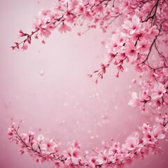 Obraz premium pink cherry blossom, cherry blossom background, pink cherry blossom background