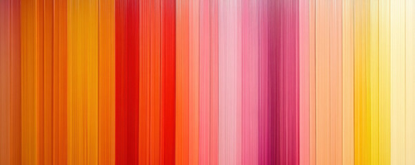 Obraz premium A colorful striped background with a rainbow of colors. The colors are bright and vibrant, creating a cheerful and lively atmosphere. The stripes are of different widths and lengths, adding depth