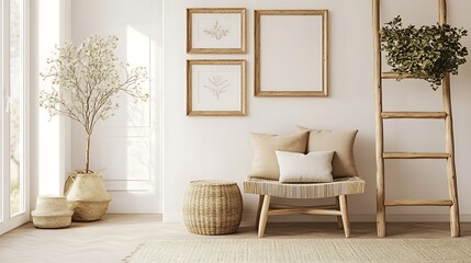 Cozy, minimalist interior design