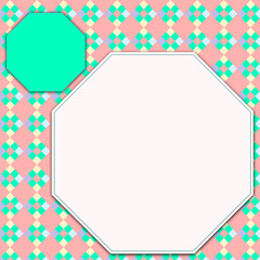 한국 전통 문양 8각