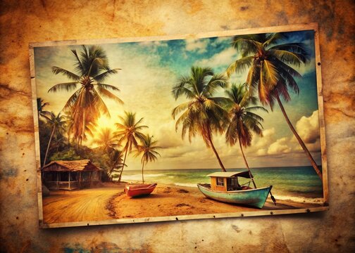 Vintage Style Photo: Itakys &ndash; Retro Travel Poster Design