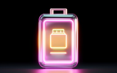 USB Flash Drive Case Neon