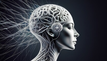 Abstract Brain Connections Neural Network