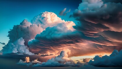 Dynamic Abstract Cloud Formation Sky