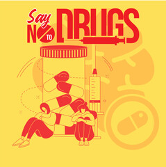 Poster Say No to Drugs