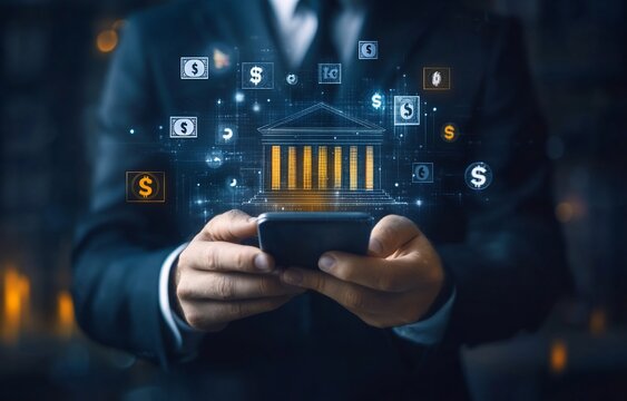 Mobile Banking Concept