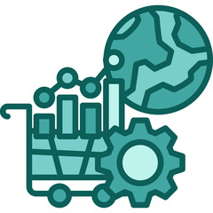 Market Trends solid icon