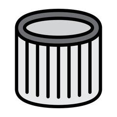 Filter Vector Filled Icon Design