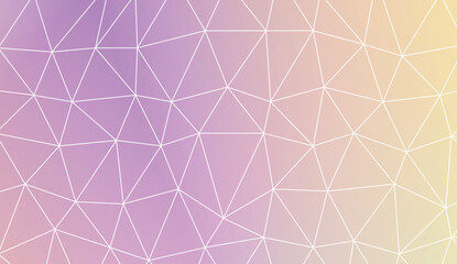 New gradient color illustration in a polygonal style. Design for flyer, wallpaper, presentation, paper. Vector illustration. Creative gradient color.